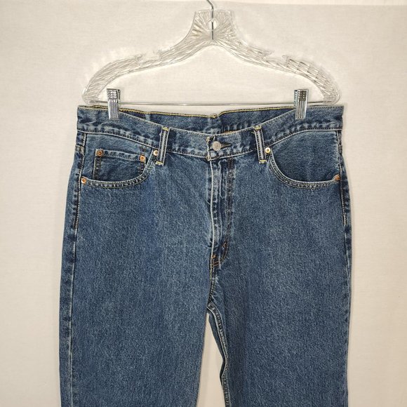 LEVI'S 550 VINTAGE Jeans Regular Fit Straight Leg High Rise W36 L30 100% Cotton. - Picture 6 of 16